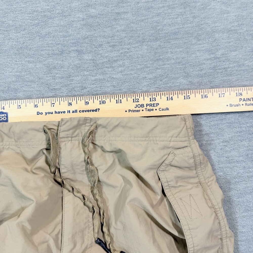 Emage Cargo Pants Men S Tan Drawstring Hem Utility Pockets Streetwear Fit - Picture 9 of 12
